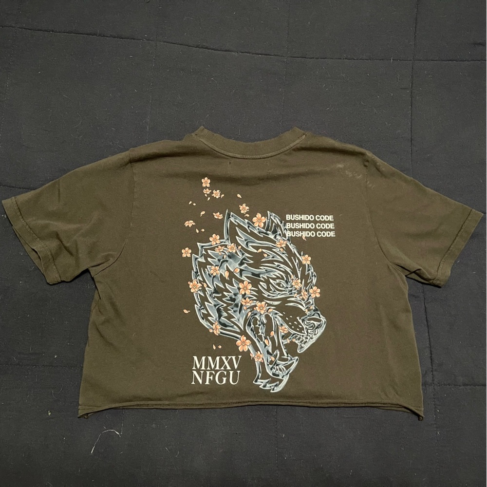 Through the Cherry Blossoms “Premium” Cropped Tee